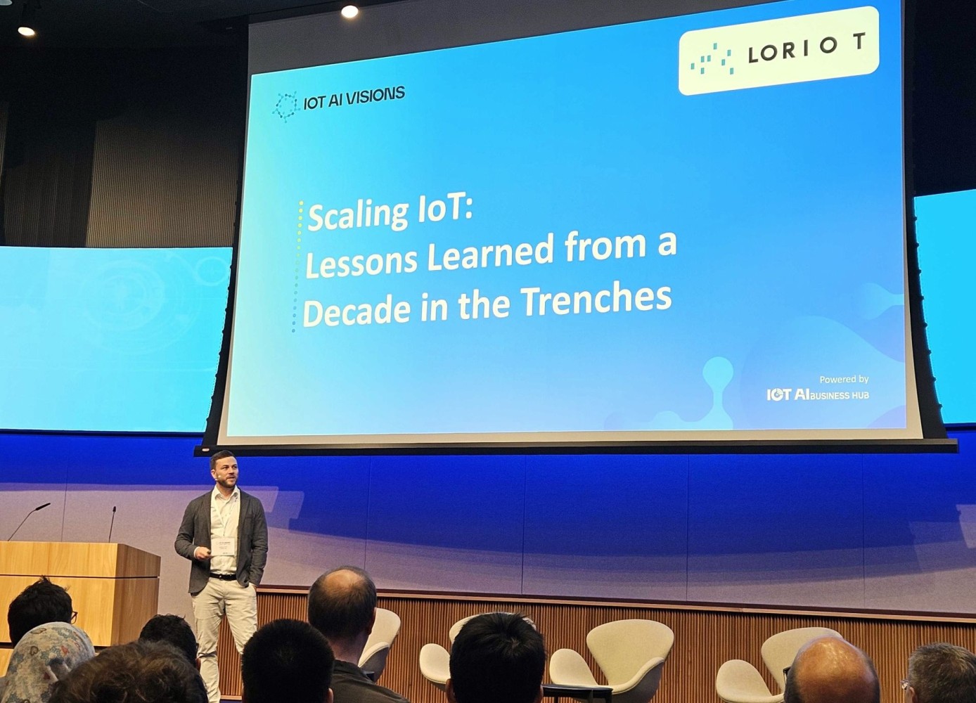 Yannik at IoT AI Visions 2025