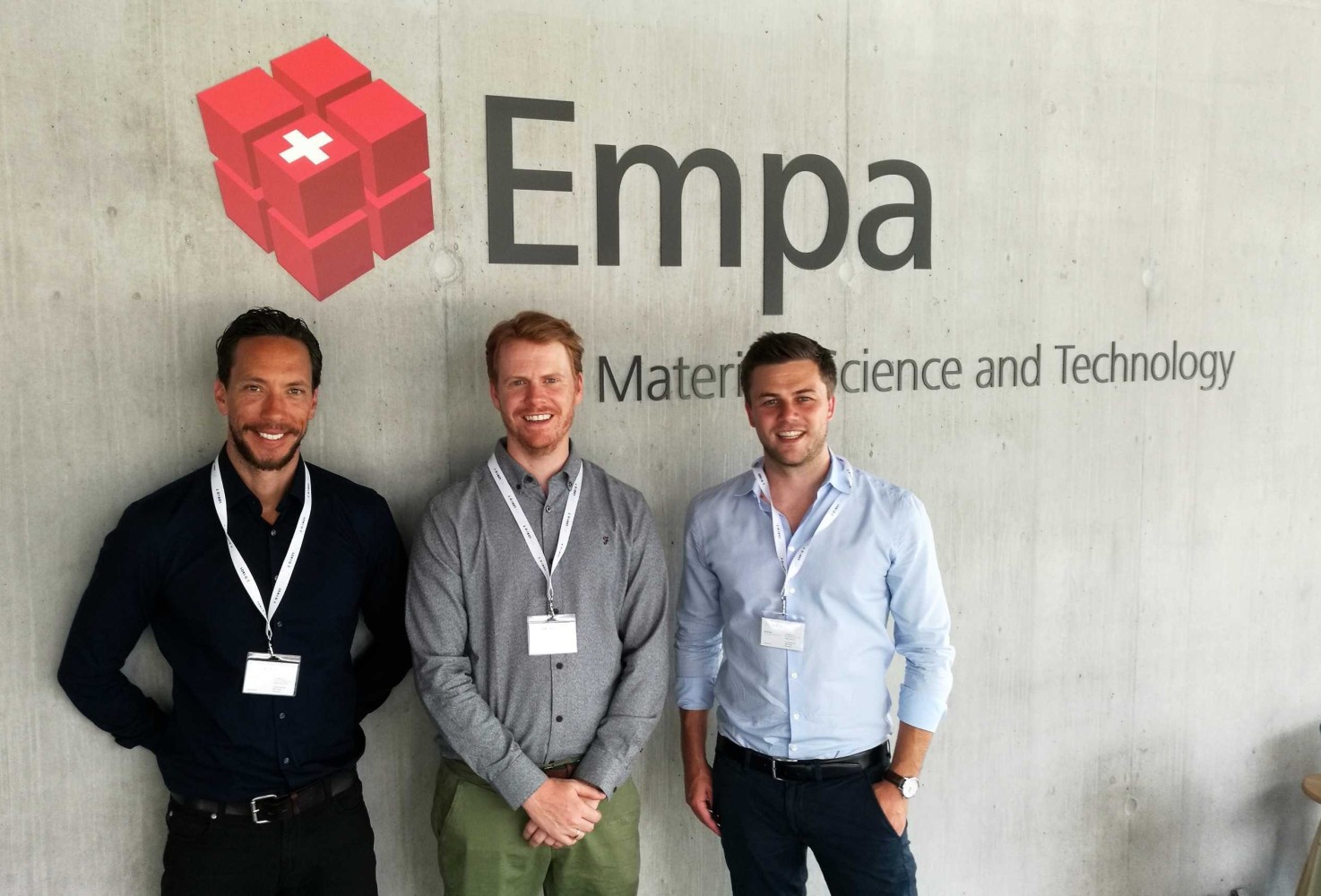 Julian Studer, Alan Rae and Yannik Kopp